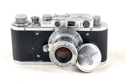 Lot 136 - A Replica Leica Luftwaffe Camera, Russian Conversion.