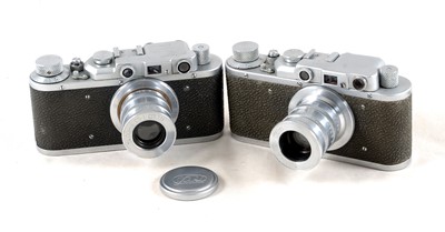 Lot 146 - A Pair of FED I Rangefinder Cameras with Rare Lenses.