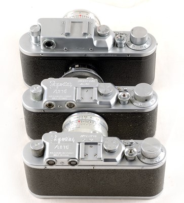 Lot 147 - Three Zorki Leica Copies.