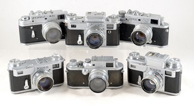 Lot 137 - An End-Lot of Soviet Cameras.