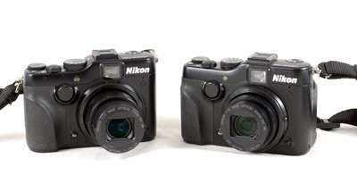 Lot 124 - A Pair of Nikon Coolpix P7100 Compact Digital Cameras.