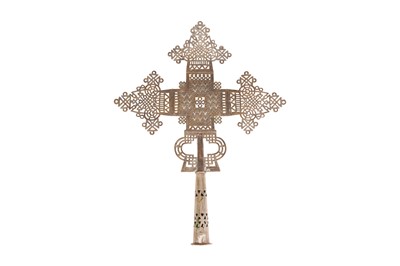 Lot 310 - A COPTIC CHRISTIAN CEREMONIAL CROSS