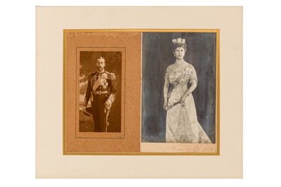 Lot 558 - George V, King of the United Kingdom and Mary of Teck, Queen Consort