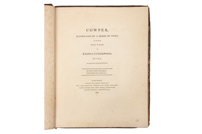 Lot 110 - Cowper......Views of the Park Weston-Underwood, 1803