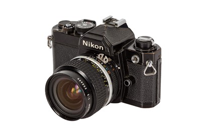 Lot 113 - A Black Nikon FM SLR Camera