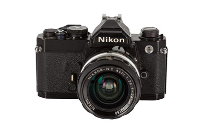 Lot 115 - A Black Nikon FM SLR Camera