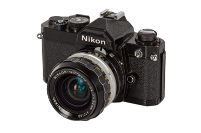 Lot 115 - A Black Nikon FM SLR Camera