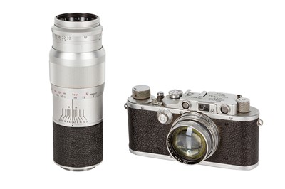 Lot 41 - A Leica III Mod A Rangefinder Camera Outfit