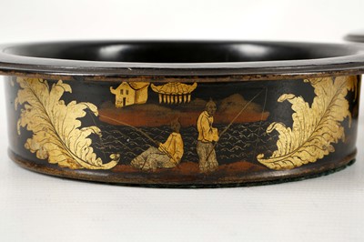 Lot 235 - A pair of fine antique Regency papier mache...