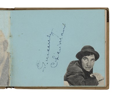 Lot 40 - Autograph Album.- Incl. Chico Marx