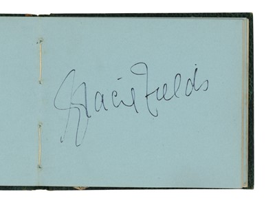 Lot 42 - Autograph Album.- Incl. Gracie Fields