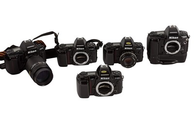 Lot 122 - A Selection of Nikon AF SLR Cameras