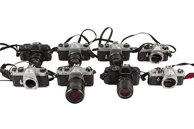 Lot 469 - A Selection of Pentax SLR Cameras