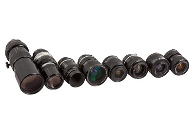 Lot 125 - A Selection of Nikon SLR Lenses