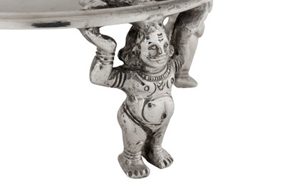 Lot 110 - An early 20th century Anglo – Indian unmarked silver bowl, Bangalore circa 1910