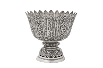 Lot 167 - A mid-20th century Cambodian silver footed bowl, circa 1960