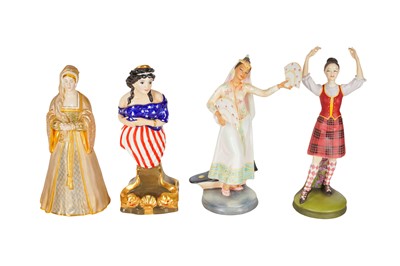 Lot 108 - A GROUP OF FOUR ROYAL DOULTON FIGURES