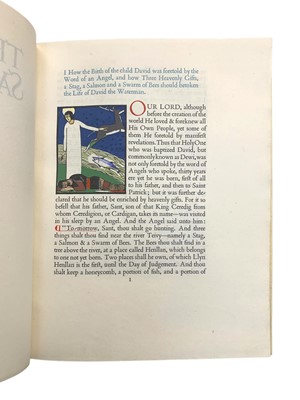 Lot 172 - Gregynog Press, The Life of Saint David, 1927