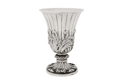 Lot 78 - A mid-19th century Indian colonial silver cup, Madras circa 1840 by George Gordon and Co (active 1822-42)