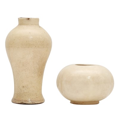 Lot 654 - Two Chinese white-glazed wares, Northern Song dynasty