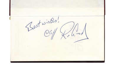 Lot 83 - Autograph Collection.- Incl. Cliff Richard