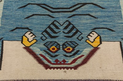 Lot 22 - A TIGER DESIGN NEPALESE KILIM