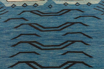 Lot 22 - A TIGER DESIGN NEPALESE KILIM