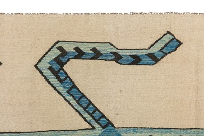 Lot 22 - A TIGER DESIGN NEPALESE KILIM