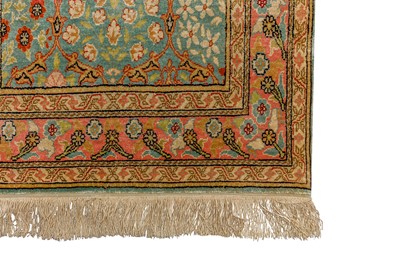 Lot 26 - A VERY FINE SILK KEYSERI RUG, TURKEY