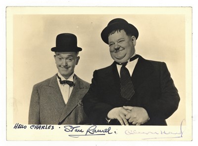 Lot 220 - Laurel (Stan) & Oliver Hardy