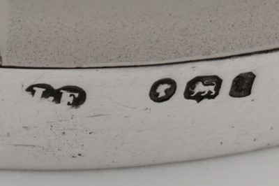 Lot 403 - A Victorian sterling silver mounted glass pail or bucket, London 1864 by John Wilmin Figg