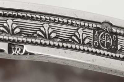 Lot 278 - A pair of early 19th century Austrian 13 loth (812 standard) silver candlesticks, Vienna probably 1805 by Paul Mayerhofer (active 1785-1811)