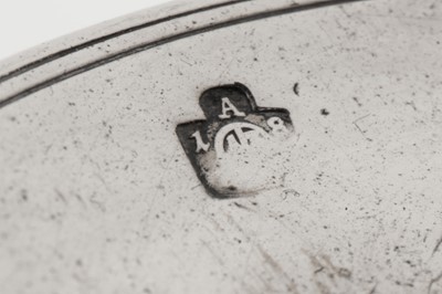 Lot 278 - A pair of early 19th century Austrian 13 loth (812 standard) silver candlesticks, Vienna probably 1805 by Paul Mayerhofer (active 1785-1811)