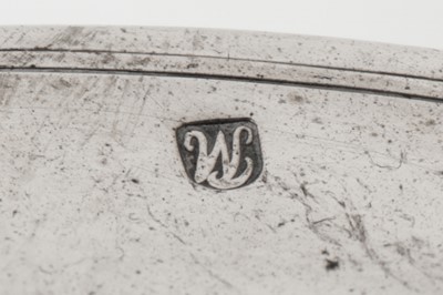 Lot 278 - A pair of early 19th century Austrian 13 loth (812 standard) silver candlesticks, Vienna probably 1805 by Paul Mayerhofer (active 1785-1811)