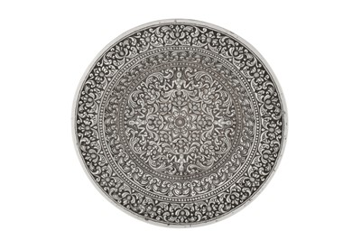 Lot 149 - An early 20th century Ceylonese (Sri Lankan) silver dish, Kandy circa 1910