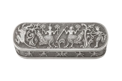 Lot 152 - An early to mid - 20th century Ceylonese (Sri Lankan) silver box, Kandy circa 1920 – 40 by Kandyan Arts Association