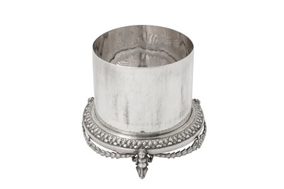Lot 124 - An unusual and rare late 19th century Anglo – Indian unmarked silver betel box, Madras circa 1880
