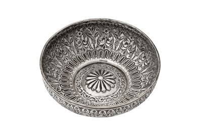 Lot 213 - A late 19th / early 20th century unmarked silver Turkish ottoman hammam water bowl (Tas), Ottoman provinces circa 1900