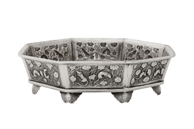 Lot 181 - An early 20th century Vietnamese unmarked silver tray, circa 1930