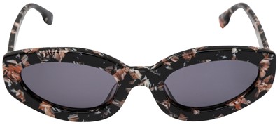 Lot 637 - Le Specs Luxe Meteor Amour Black Floral Sunglasses