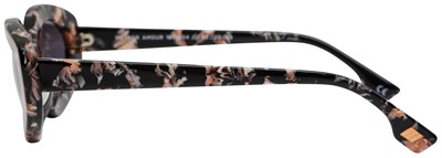 Lot 637 - Le Specs Luxe Meteor Amour Black Floral Sunglasses