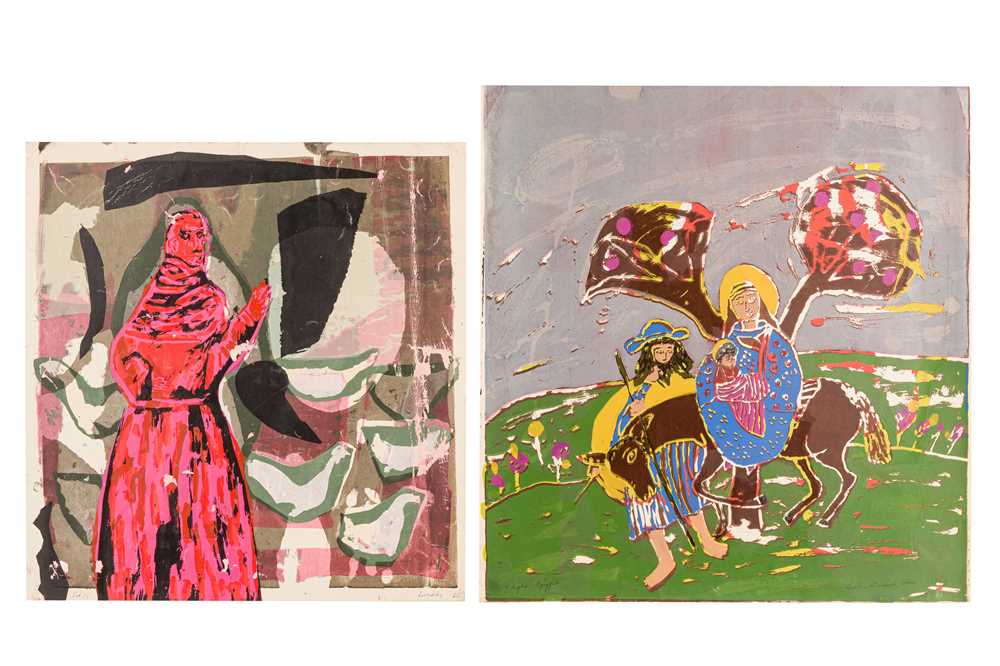 Lot 201 - Immaculate Heart College. original serigraph (2)