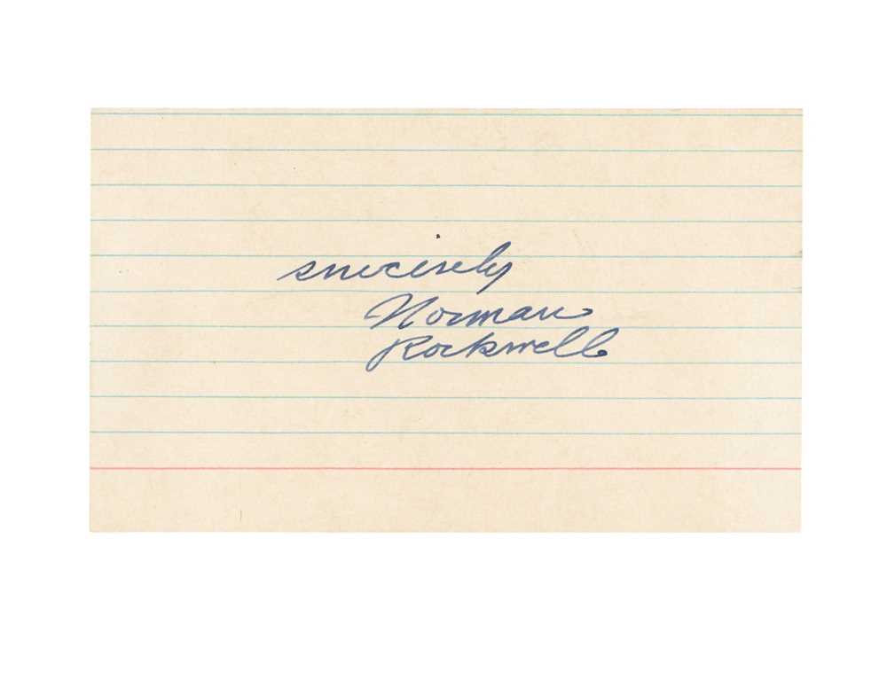 Lot 28 - Rockwell (Norman)
