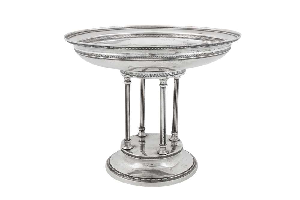 Lot 274 - An early 20th century Austrian 800 standard silver fruit stand or comport, Vienna circa 1910 by Alexander Sturm (active 1885-1915)