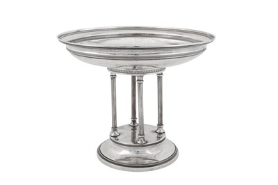Lot 274 - An early 20th century Austrian 800 standard silver fruit stand or comport, Vienna circa 1910 by Alexander Sturm (active 1885-1915)