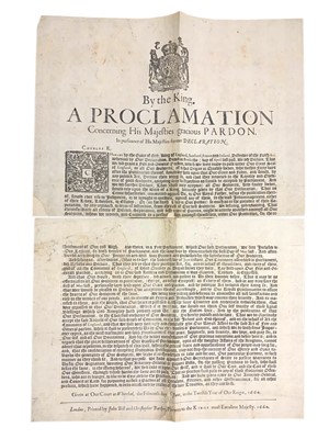 Lot 47 - Ephemera: Charles II and others