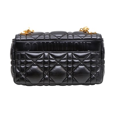 Lot 183 - Christian Dior Black Medium Caro Shoulder Bag