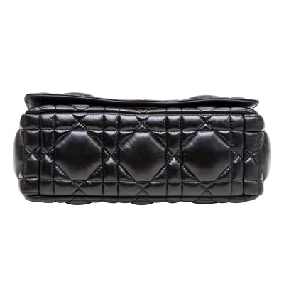 Lot 183 - Christian Dior Black Medium Caro Shoulder Bag