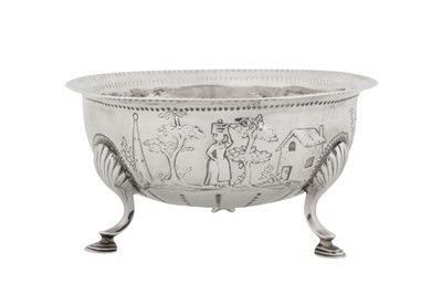 Lot 463 - A George III Irish sterling silver sugar bowl, Dublin circa 1780 by Matthew West