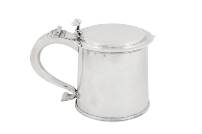 Lot 499 - An extremely rare Charles II provincial silver tankard, Newcastle circa 1670-80 by William Ramsey I (free. 1656, d.1698)